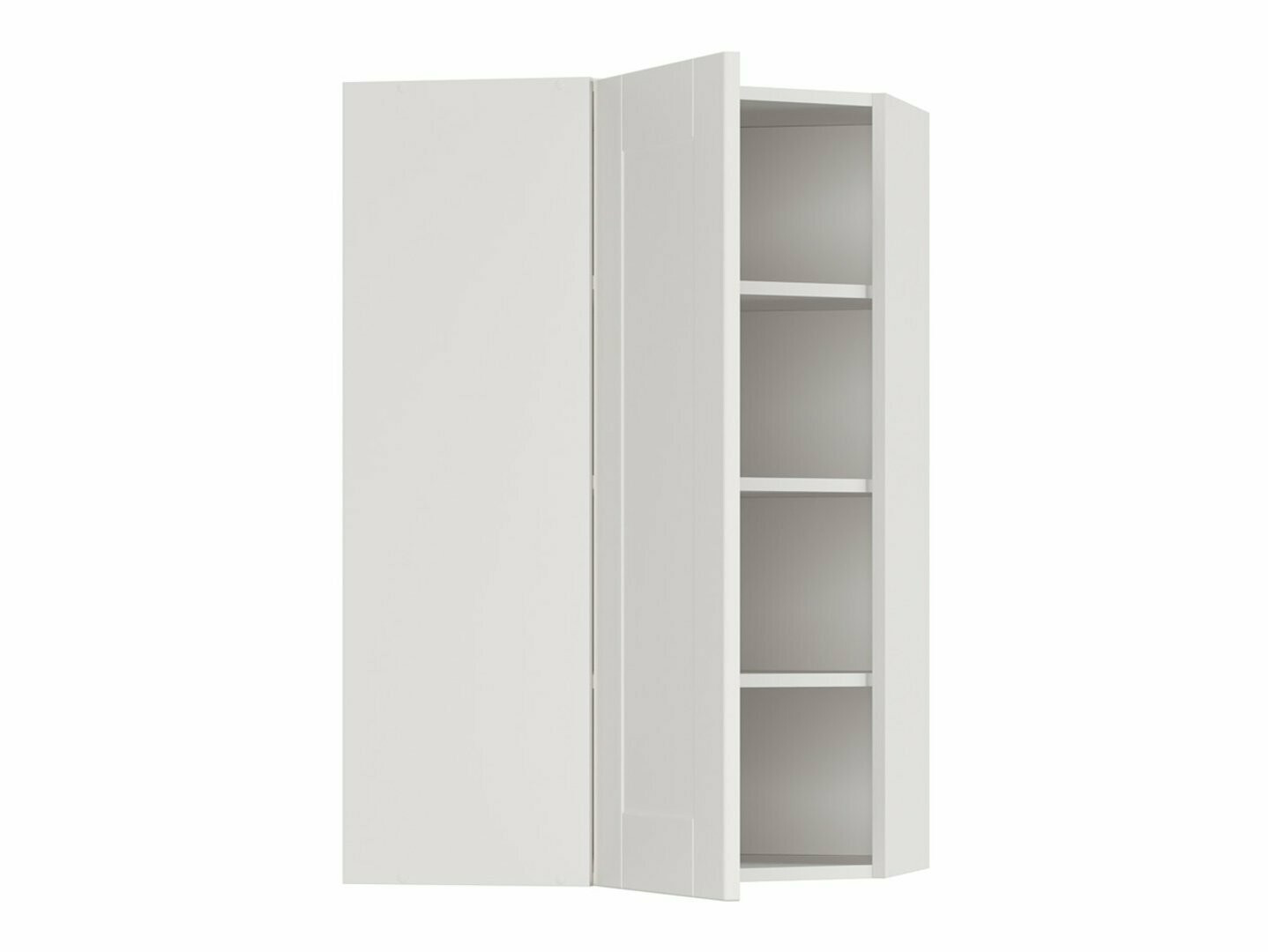 Dulap modular de colț suspendat Eva White 164