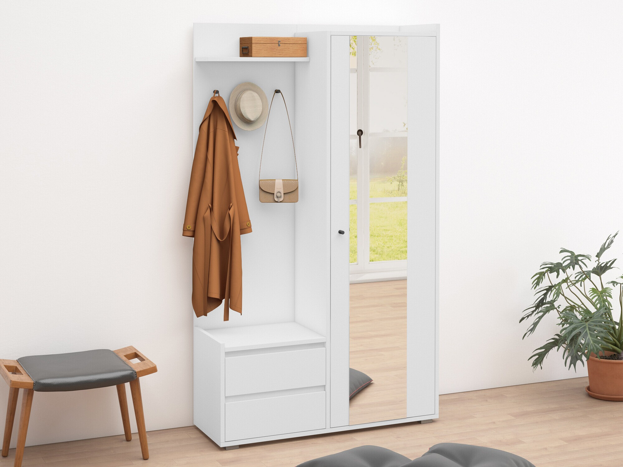 Set de hol Denton 1446 (Alb)