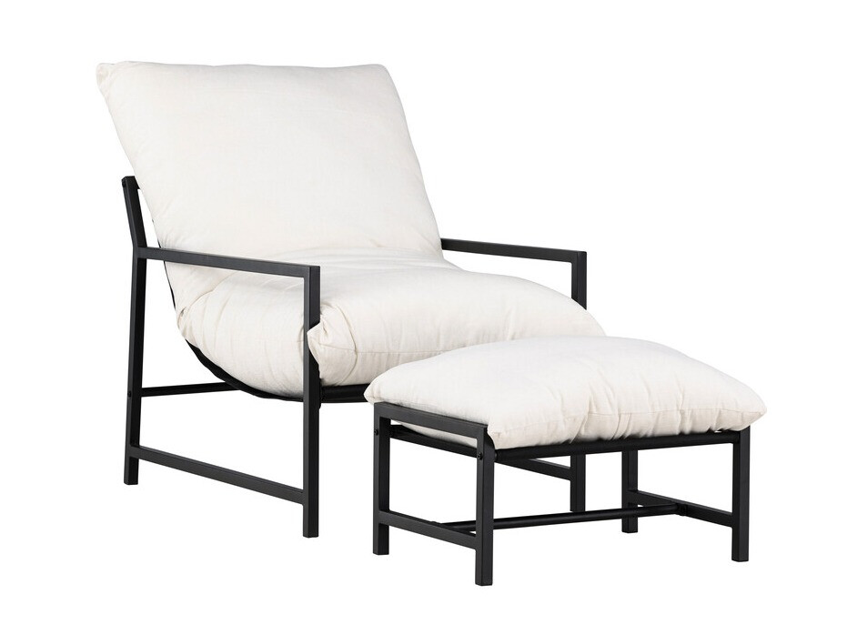 Set mobilier de exterior Dallas 4739 (Negru + Bej)