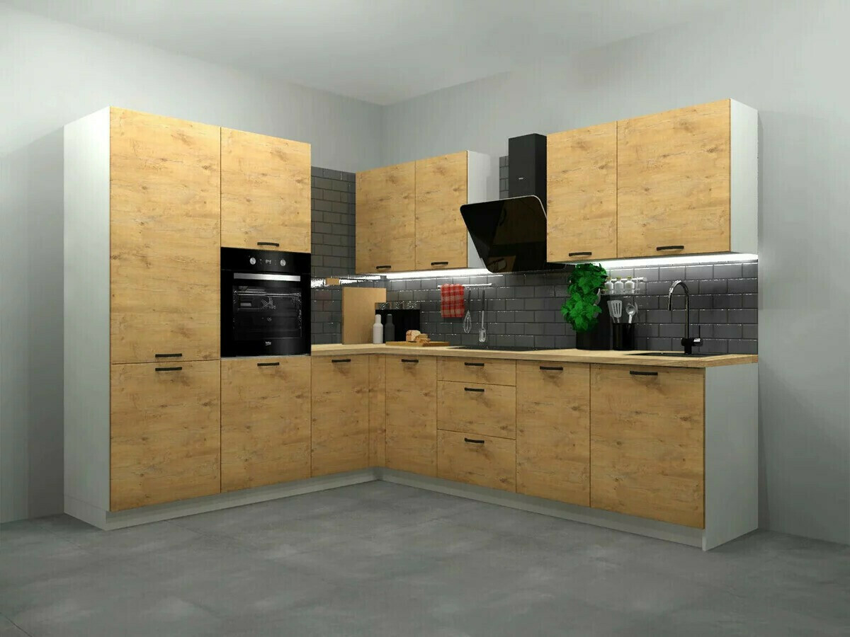 Dulap de colț modular Amper Lancelot 128