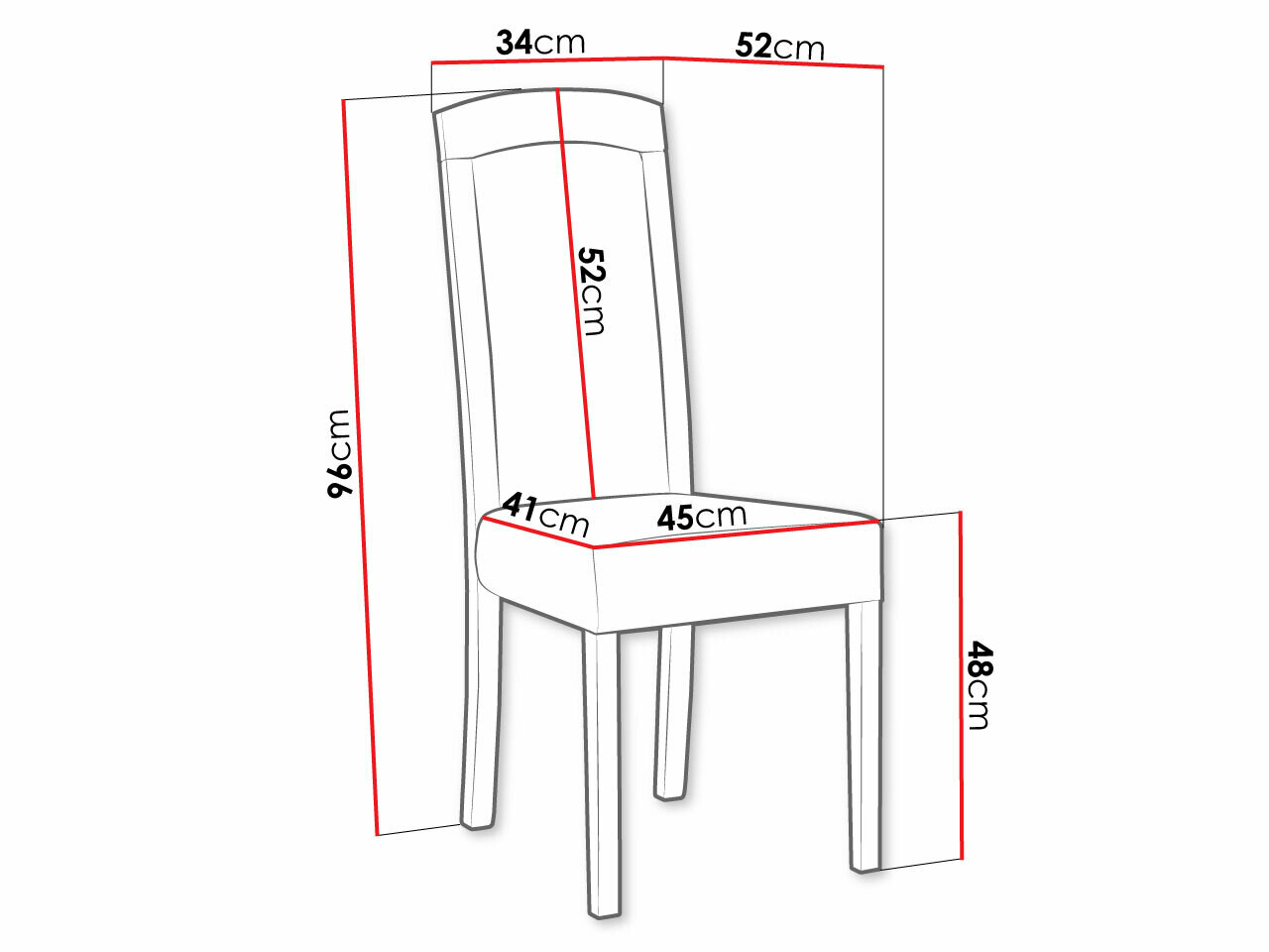Scaun Victorville 345 (Negru)