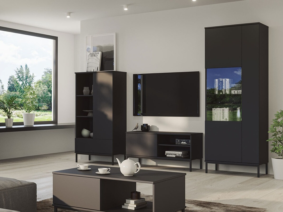 Set de living Lomsore 109 (Negru)