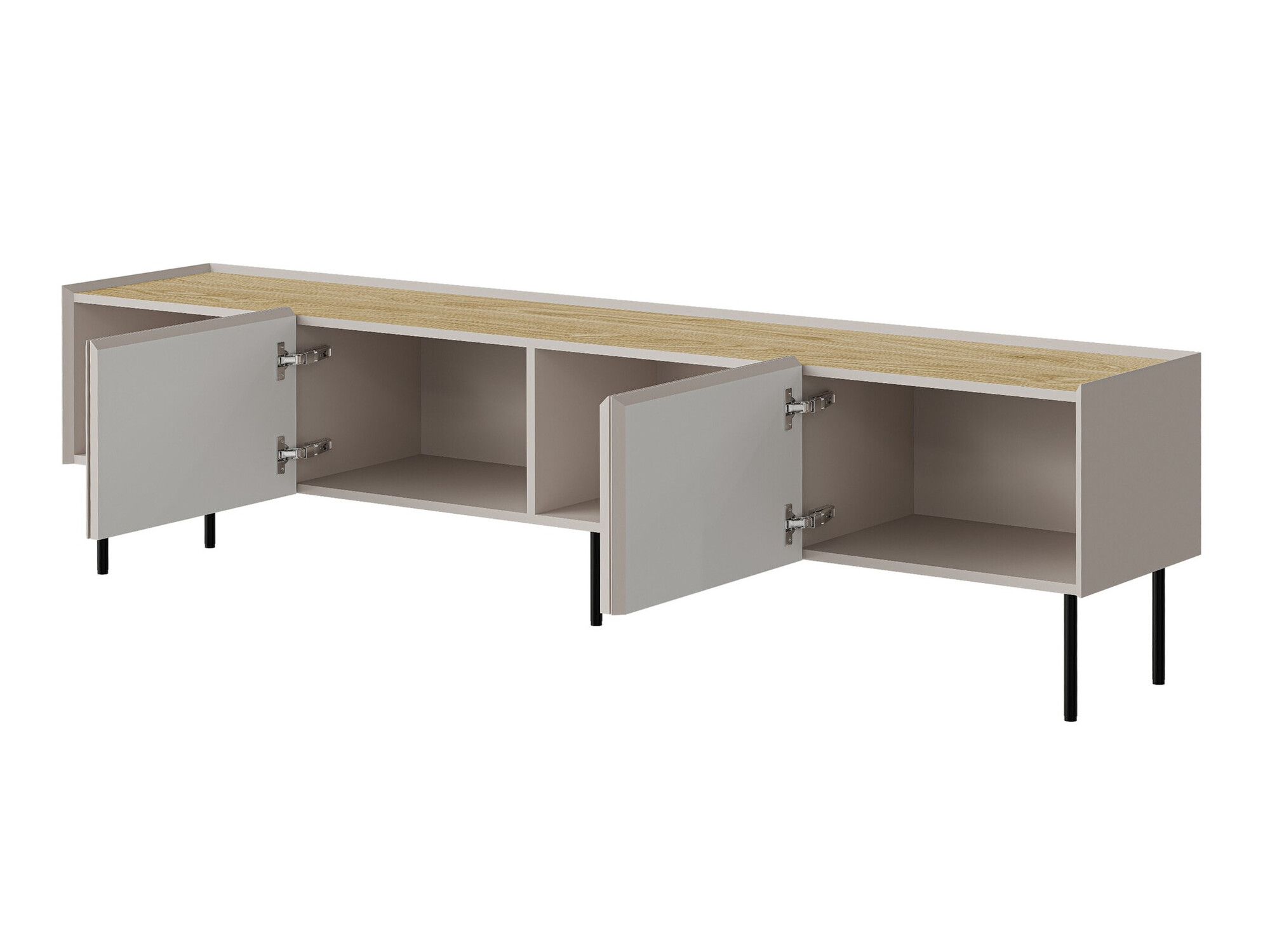 Set de living Melbela 109 (Măslin deschis + Stejar)