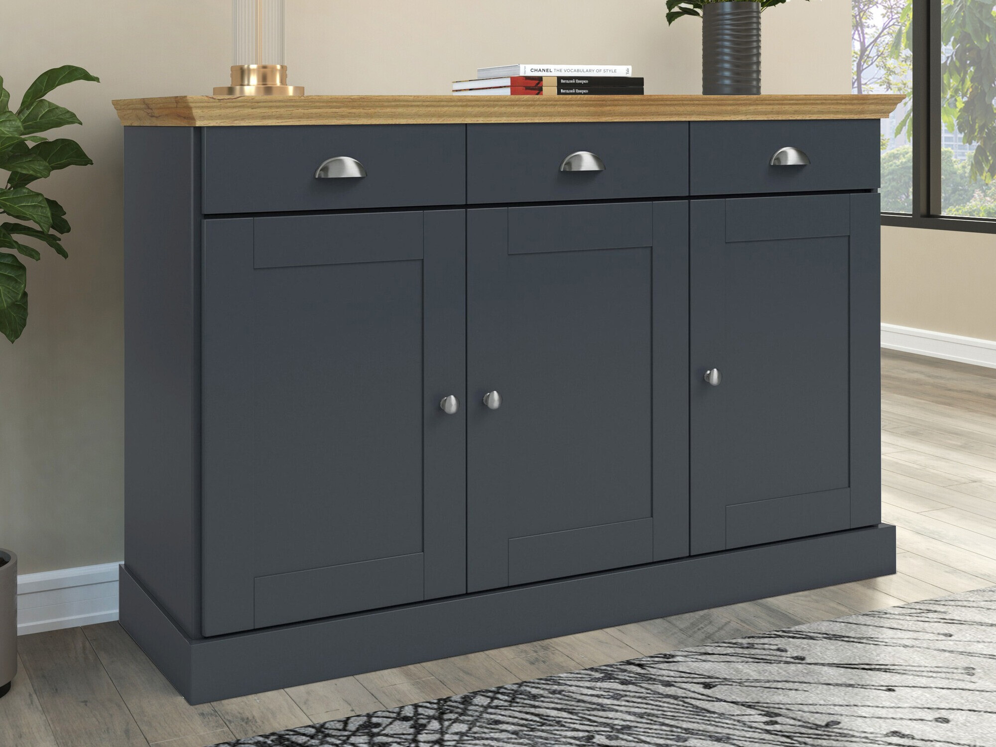 Comodă Salfelo 103 (Antracit)