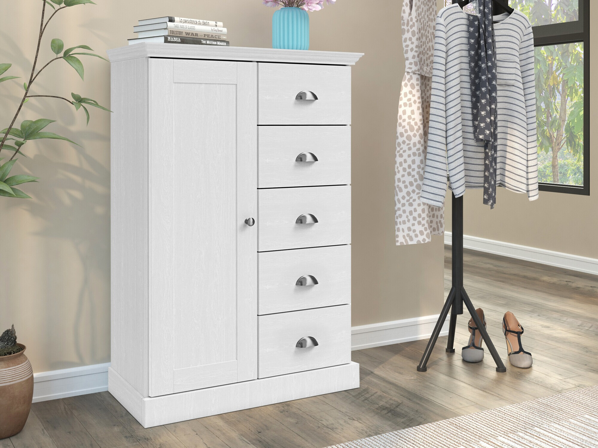 Comodă Salfelo 104 (Alb)