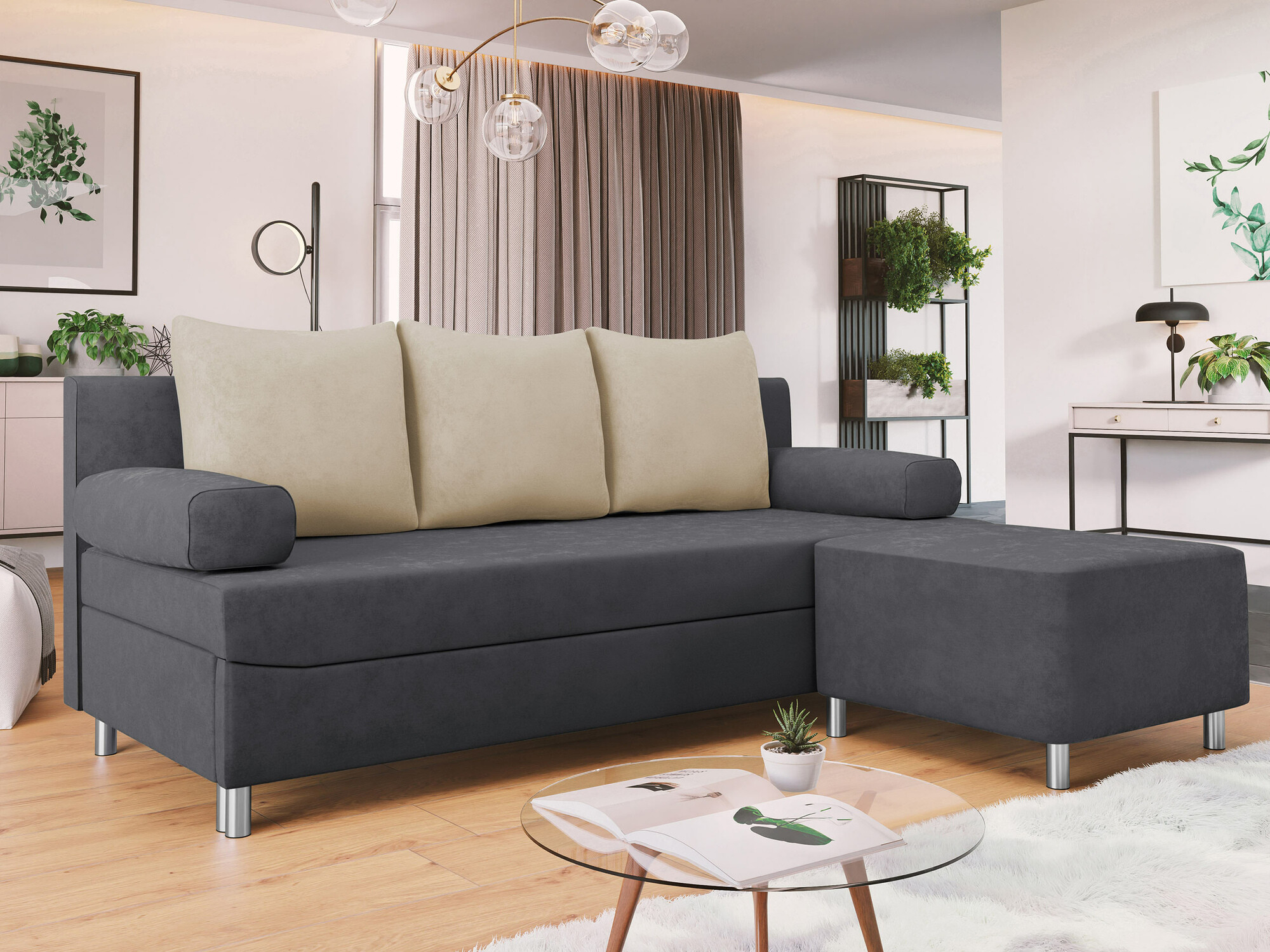 Set mobilier tapițat Comfivo Artes (Alova 36 + Alova 07)