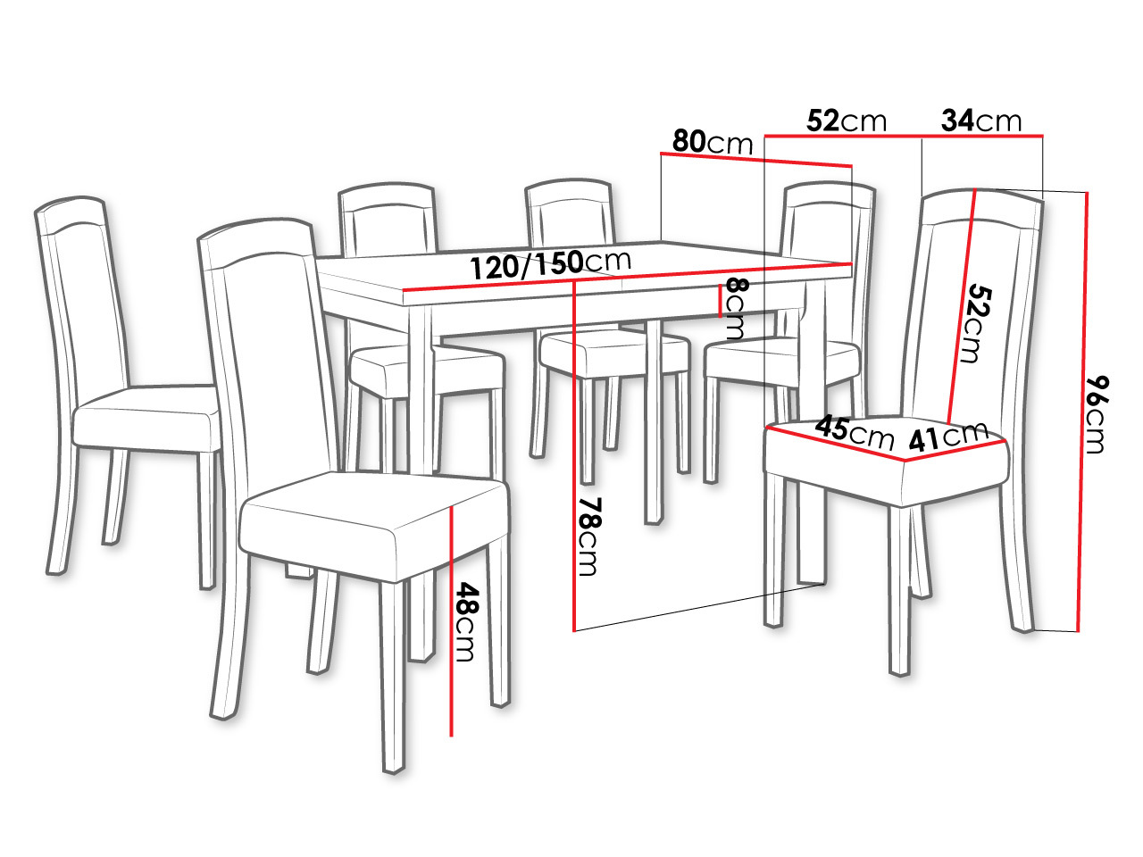 Set de dining Victorville 351 (Hygge 91)