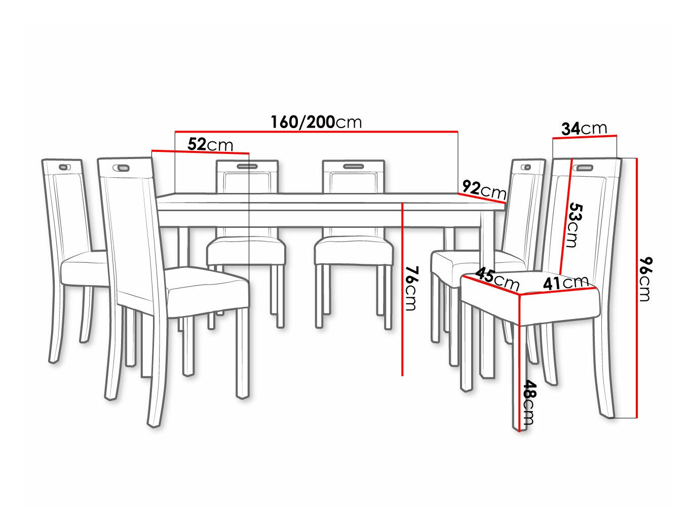 Set de dining Victorville 262 (Kronos 22)