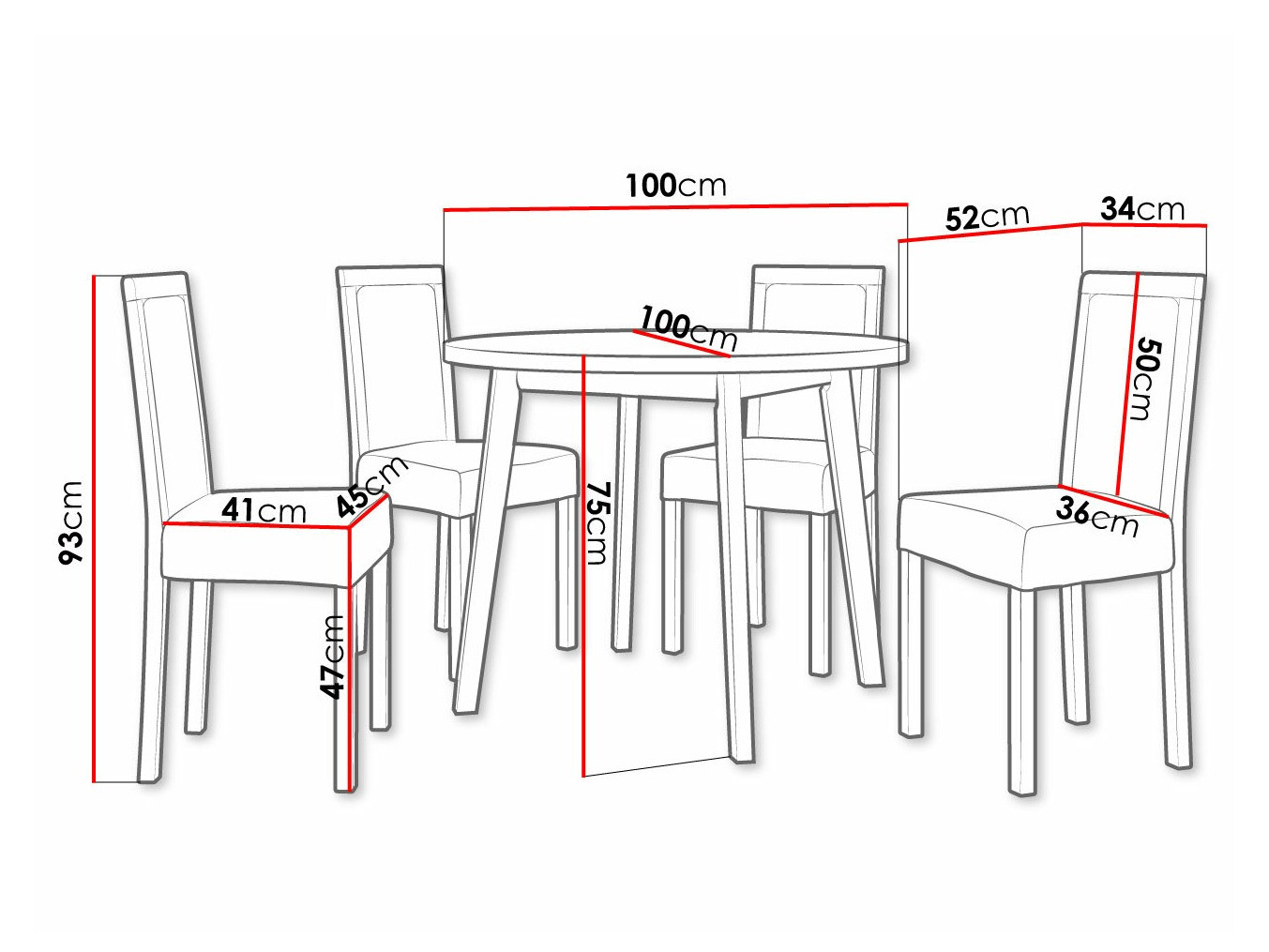 Set de dining Victorville 304 (Hygge 20)