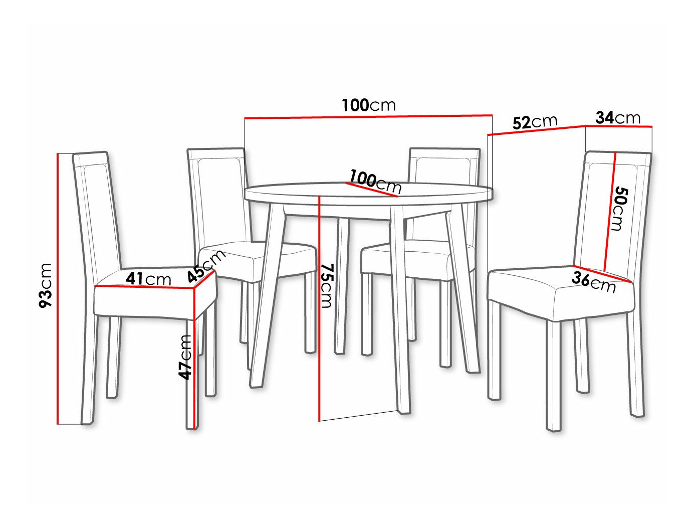 Set de dining Victorville 304 (Soro 28)