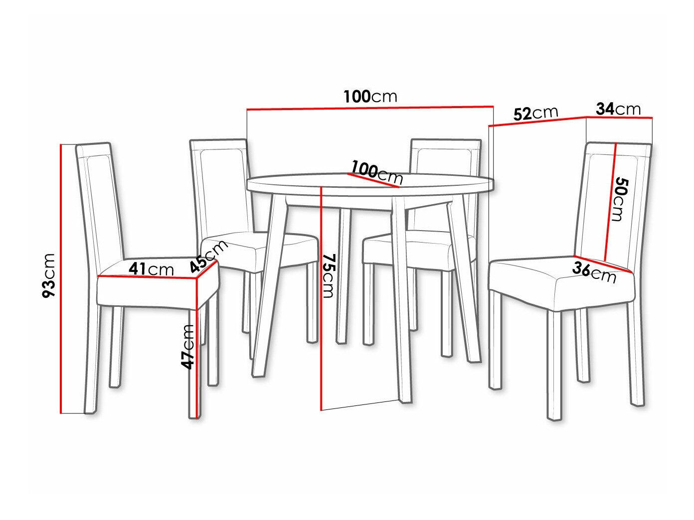 Set de dining Victorville 306 (Hygge 20)