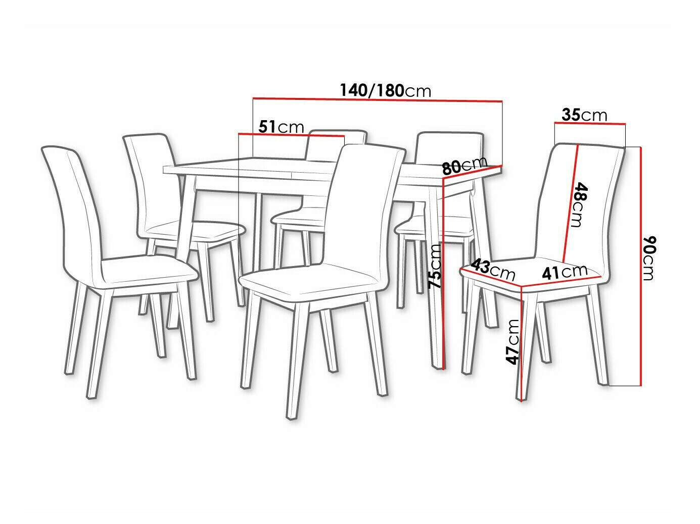 Set de dining Victorville 322 (Soro 28)