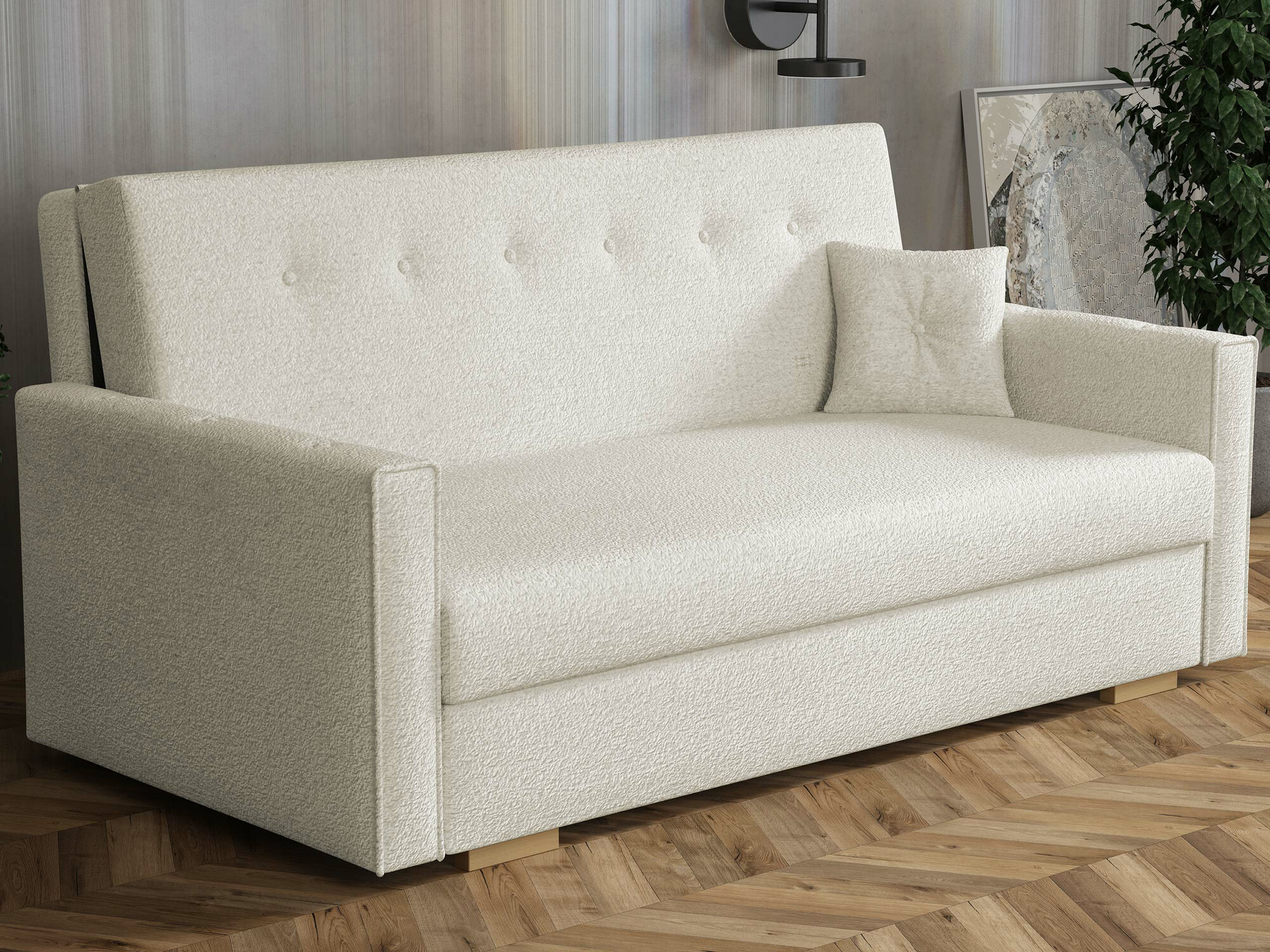 Canapea extensibilă Caelrin IV (Coral 65)