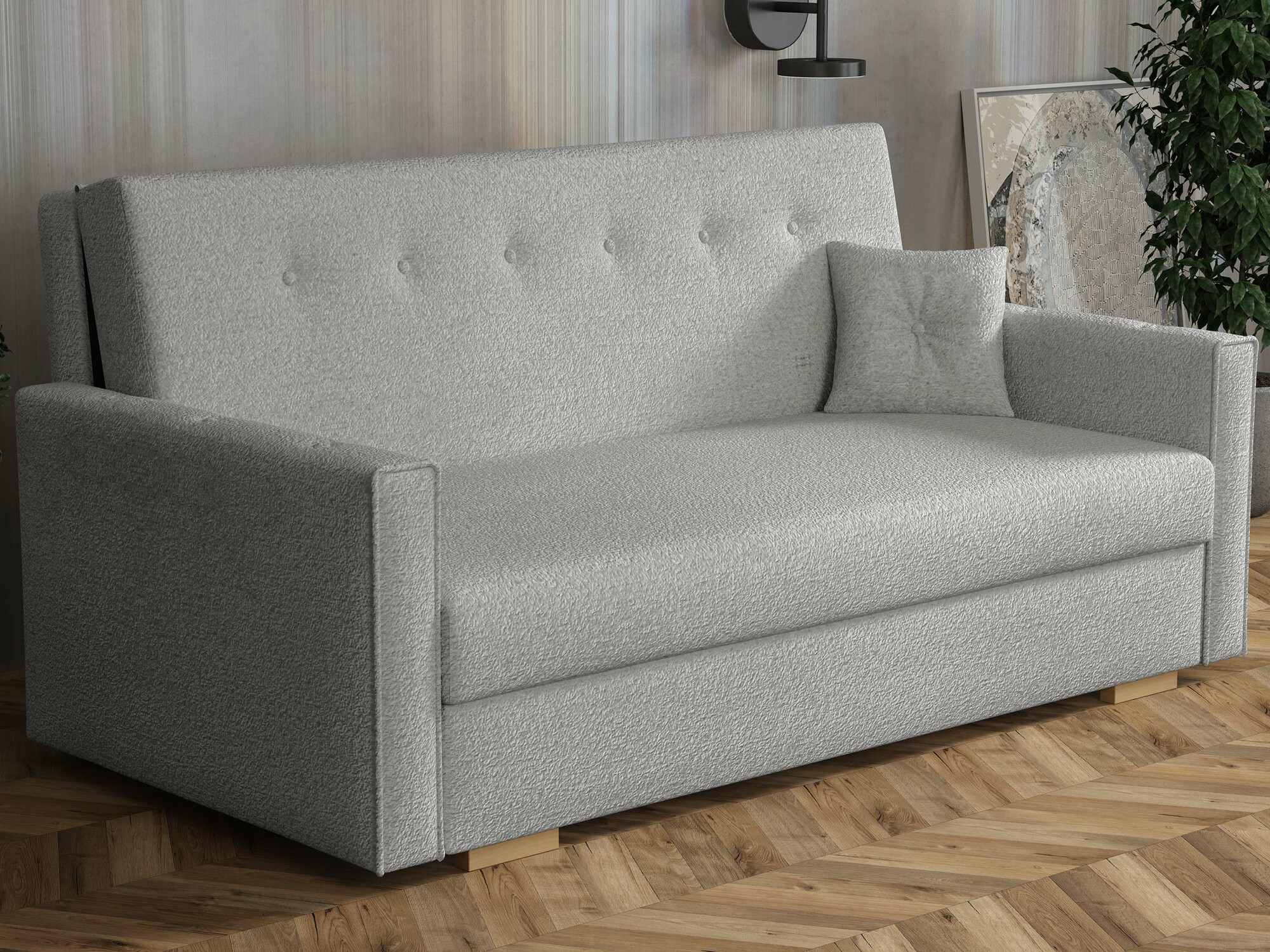 Canapea extensibilă Caelrin IV (Coral 75)