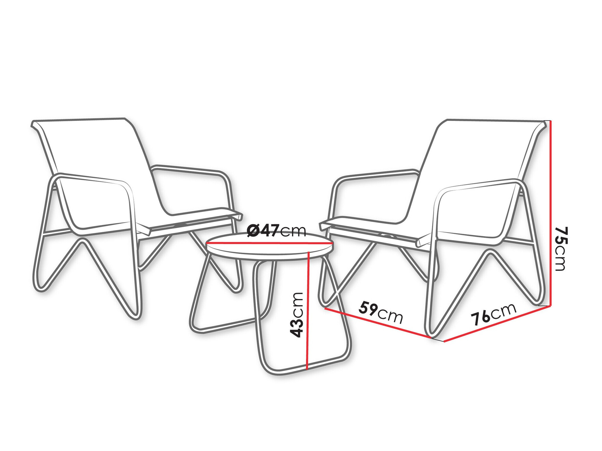 Set de balcon Diligium