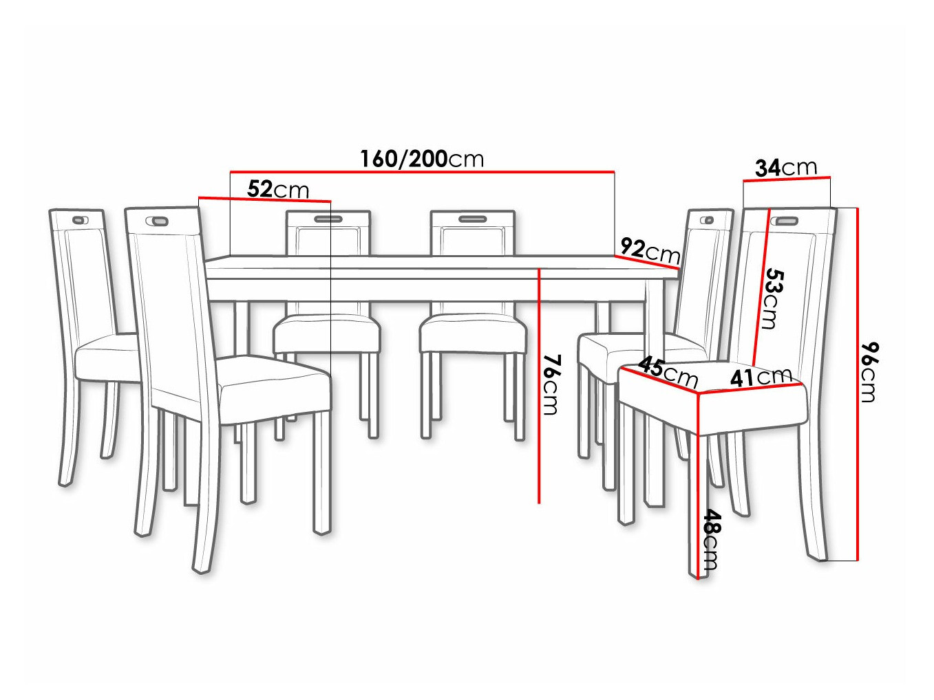 Set de dining Victorville 308 (Hygge 20)