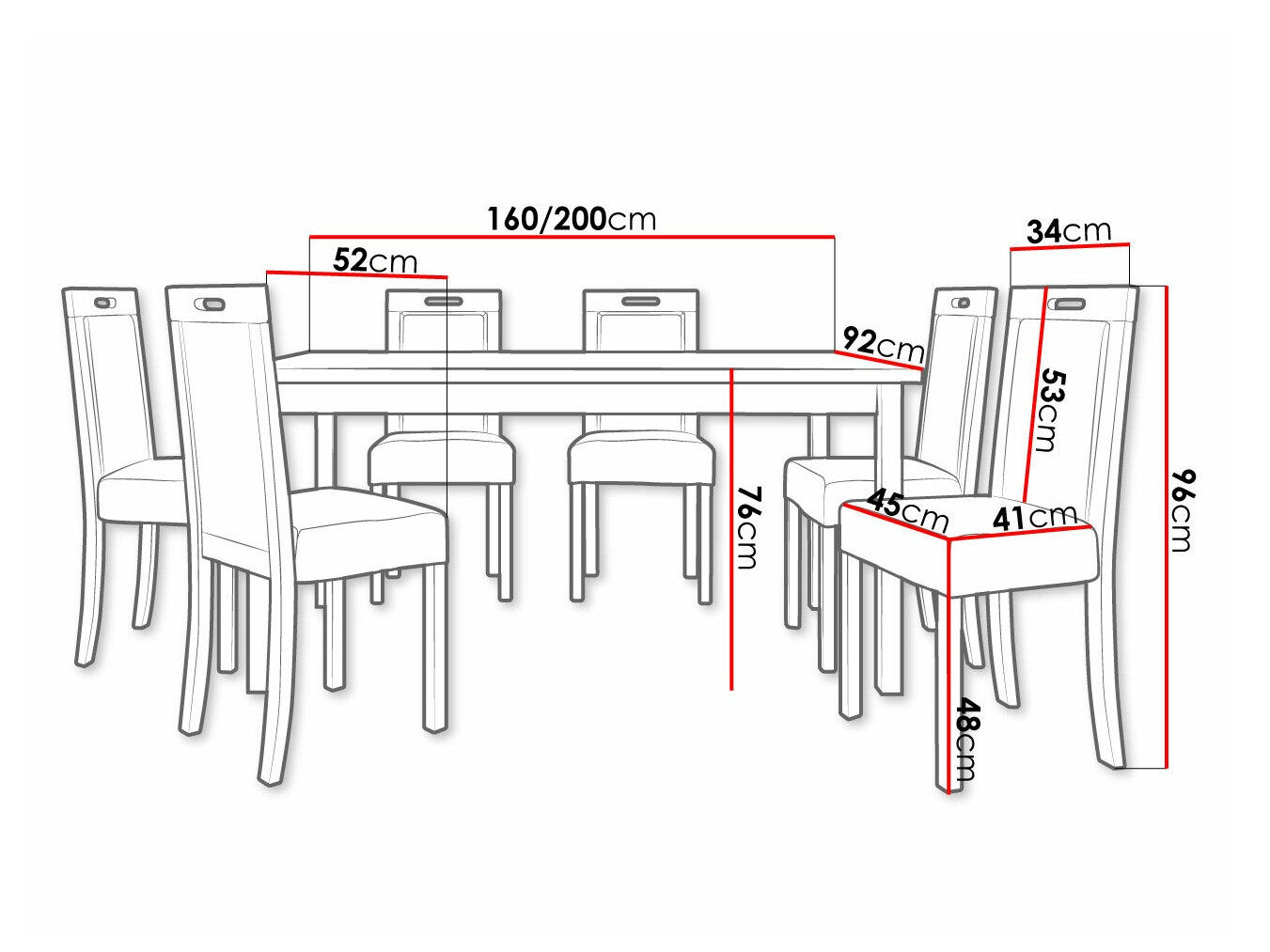 Set de dining Victorville 308 (Hygge 20)