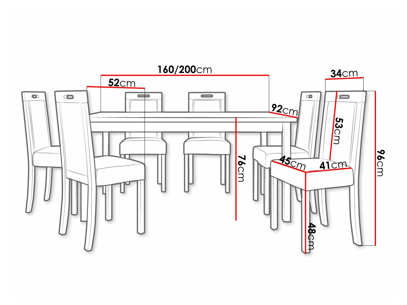 Set de dining Victorville 308 (Soro 28)
