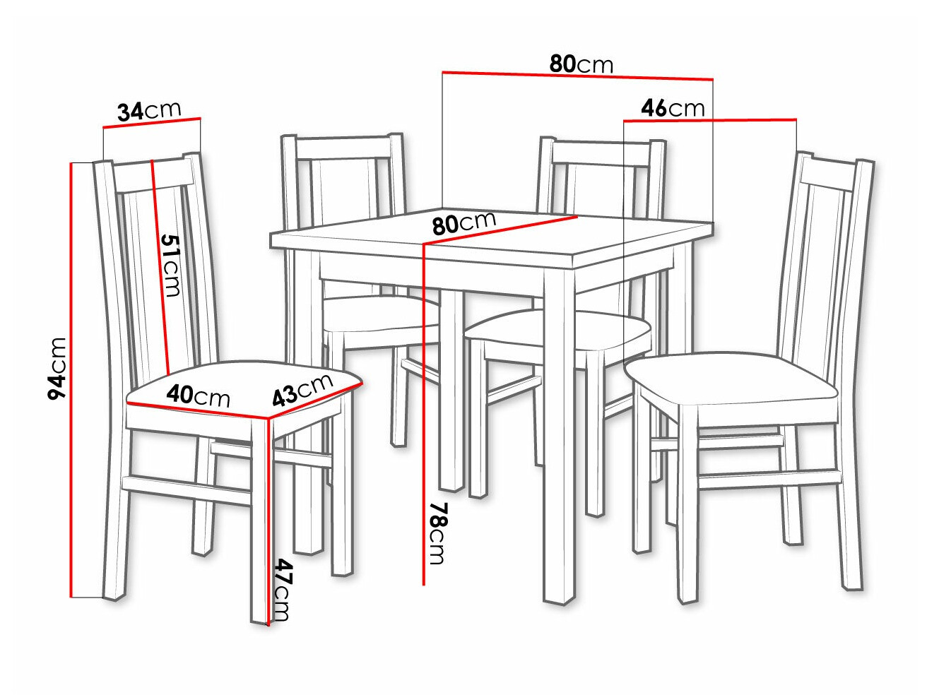 Set de dining Victorville 310 (Hygge 20)
