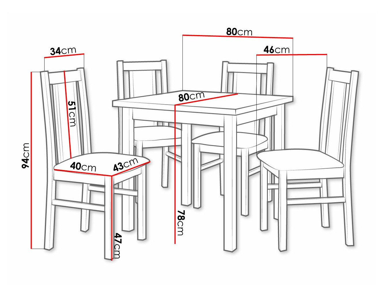 Set de dining Victorville 310 (Hygge 91)