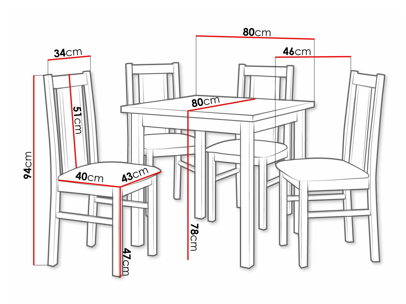 Set de dining Victorville 310 (Hygge 91)