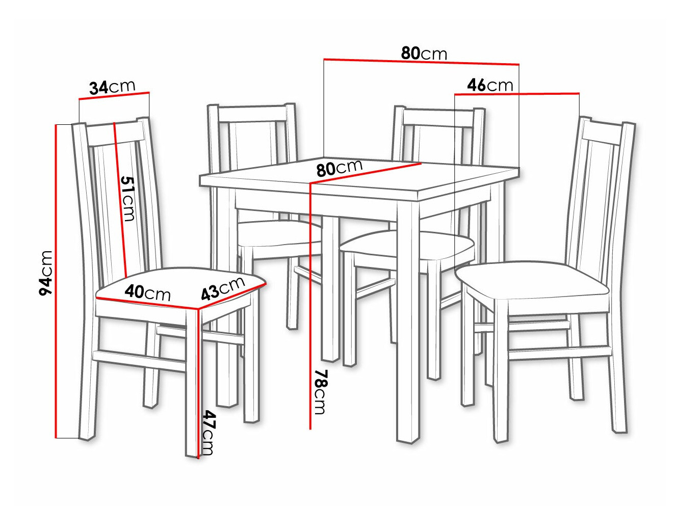 Set de dining Victorville 310 (Soro 28)