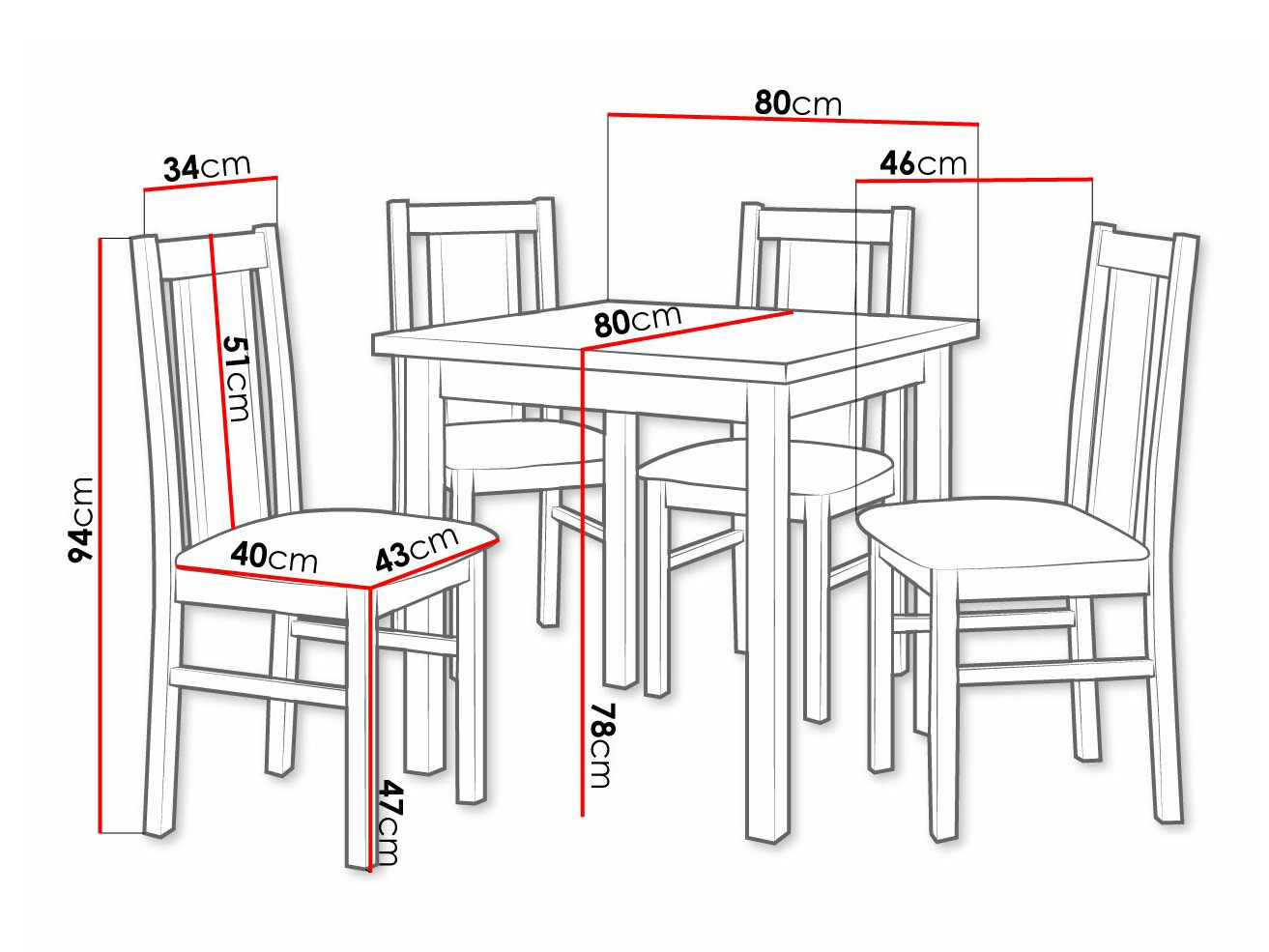 Set de dining Victorville 310 (Zetta 297)