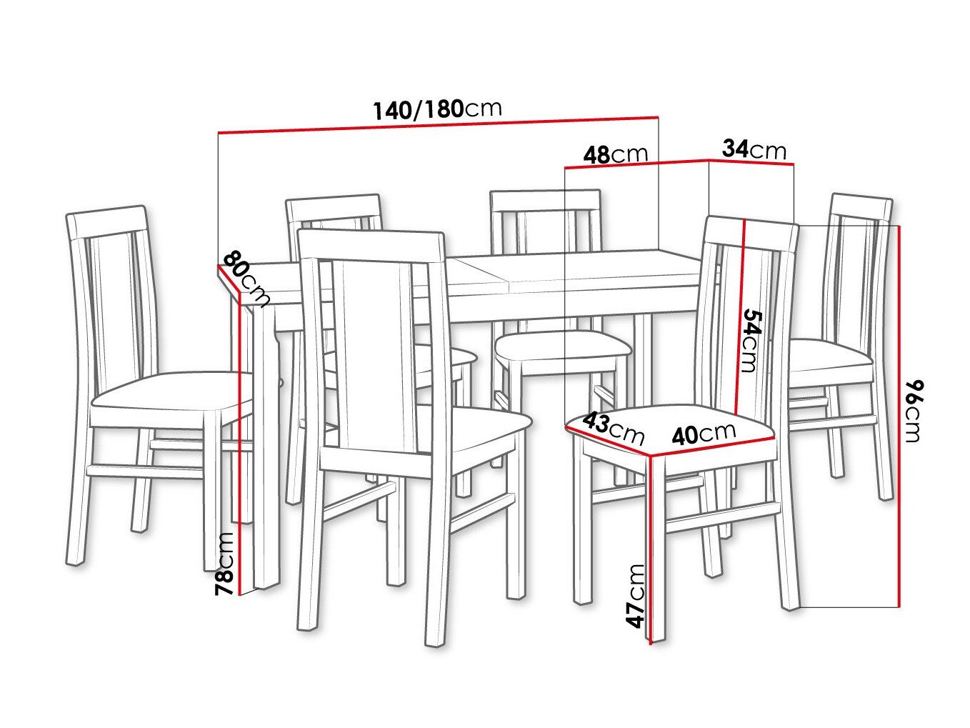 Set de dining Victorville 315 (Hygge 20)