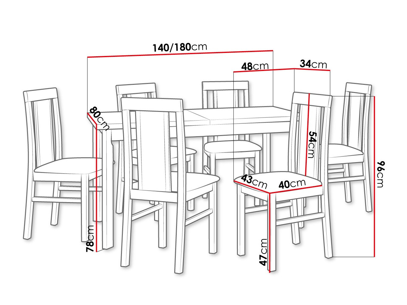 Set de dining Victorville 315 (Hygge 91)