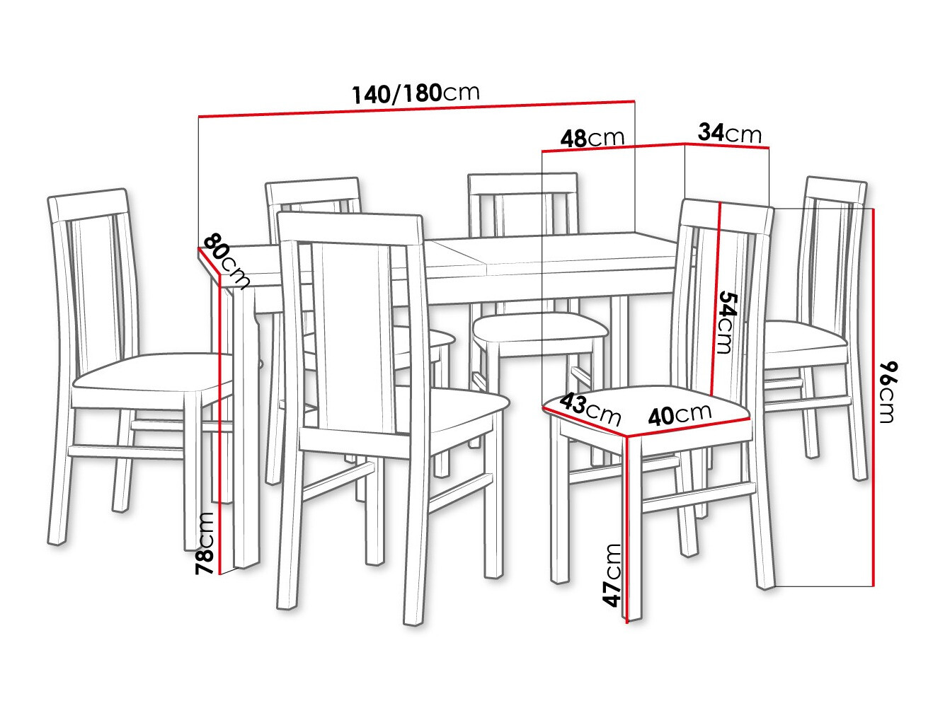 Set de dining Victorville 315 (Hygge 91)
