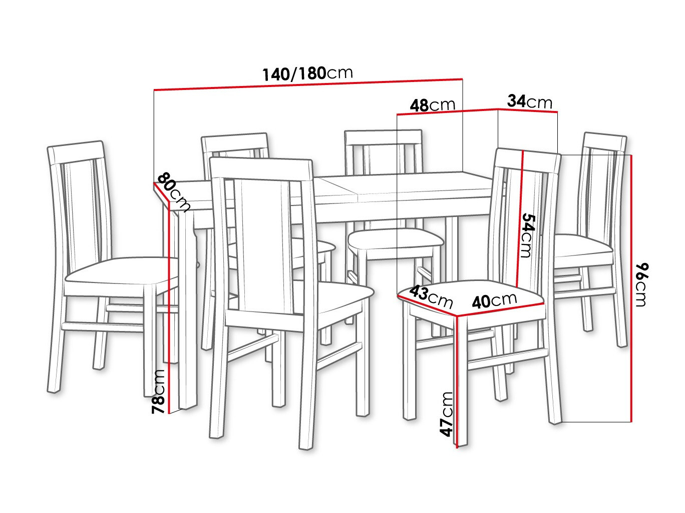 Set de dining Victorville 315 (Soro 28)