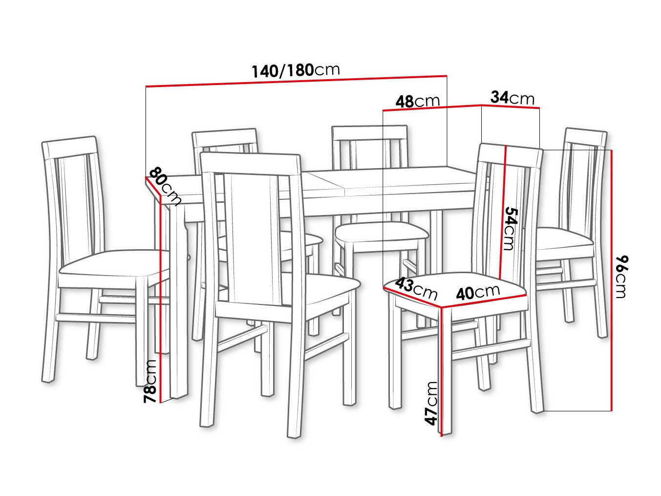Set de dining Victorville 315 (Soro 28)