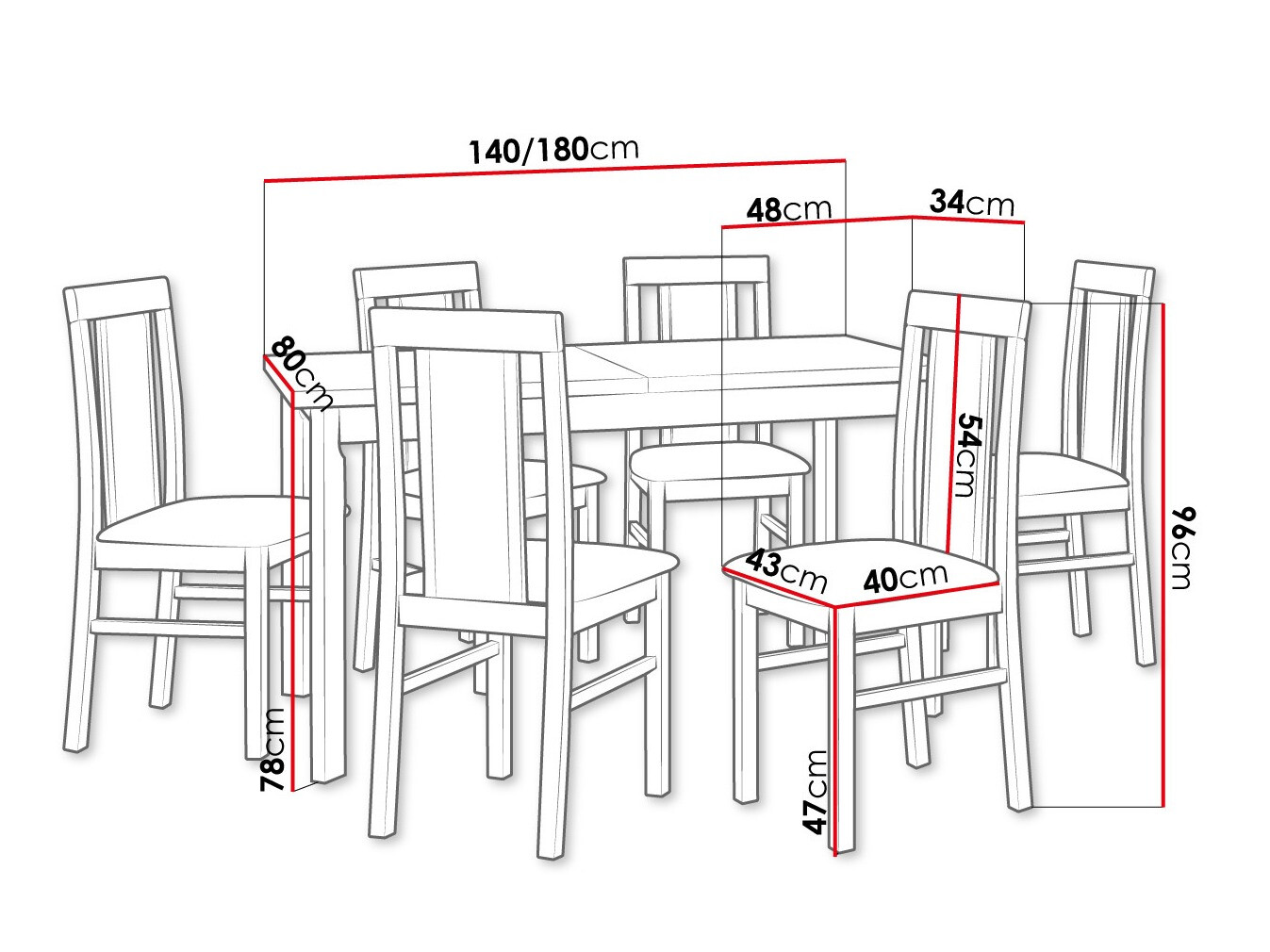 Set de dining Victorville 315 (Zetta 297)