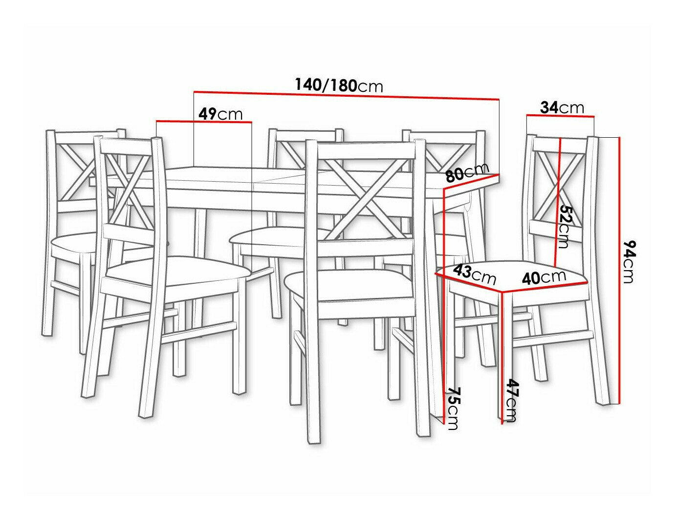Set de dining Victorville 317 (Hygge 20)
