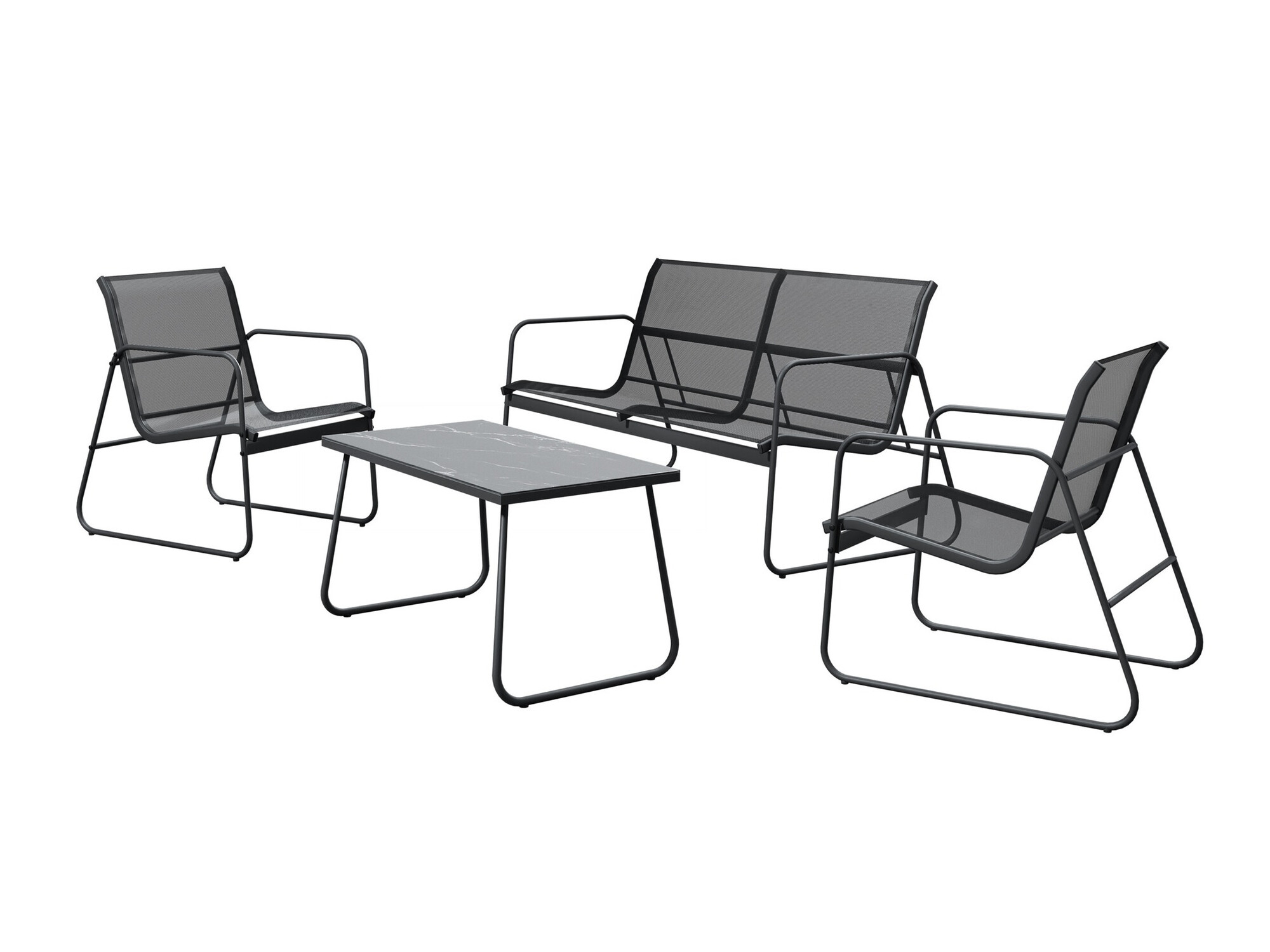 Set mobilier de exterior Epulitas (Antracit)