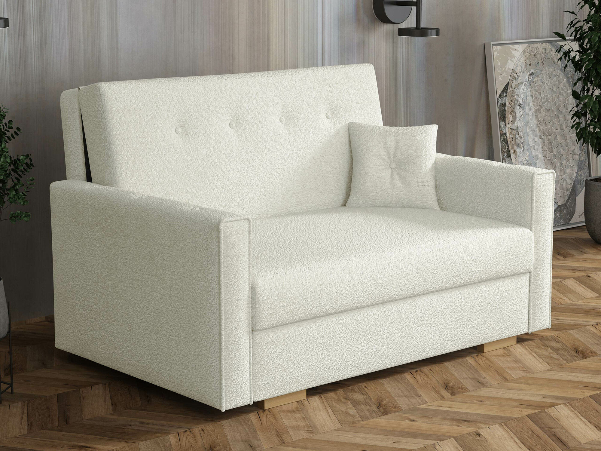 Canapea extensibilă Caelrin II (Coral 15)
