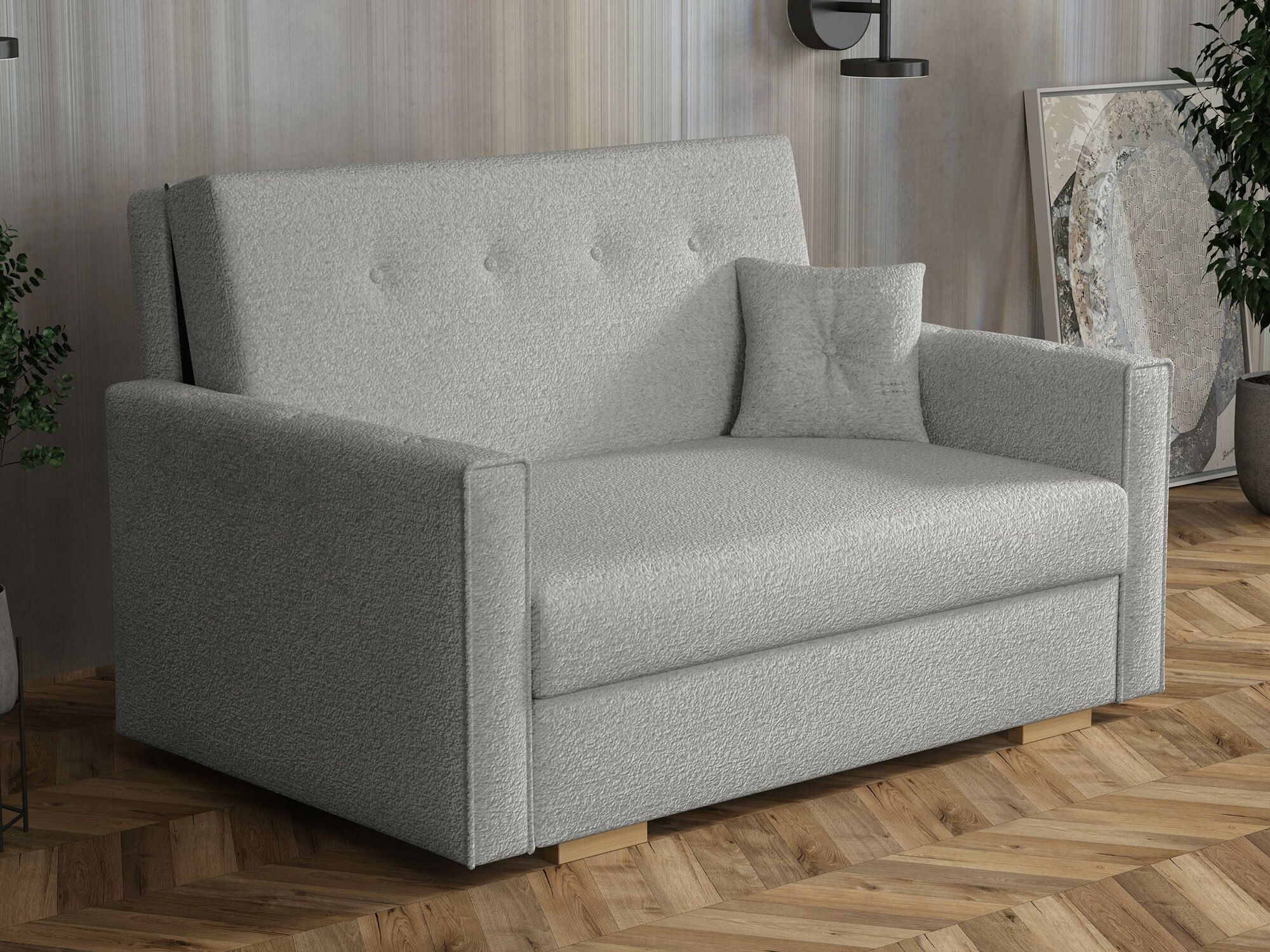 Canapea extensibilă Caelrin II (Coral 75)