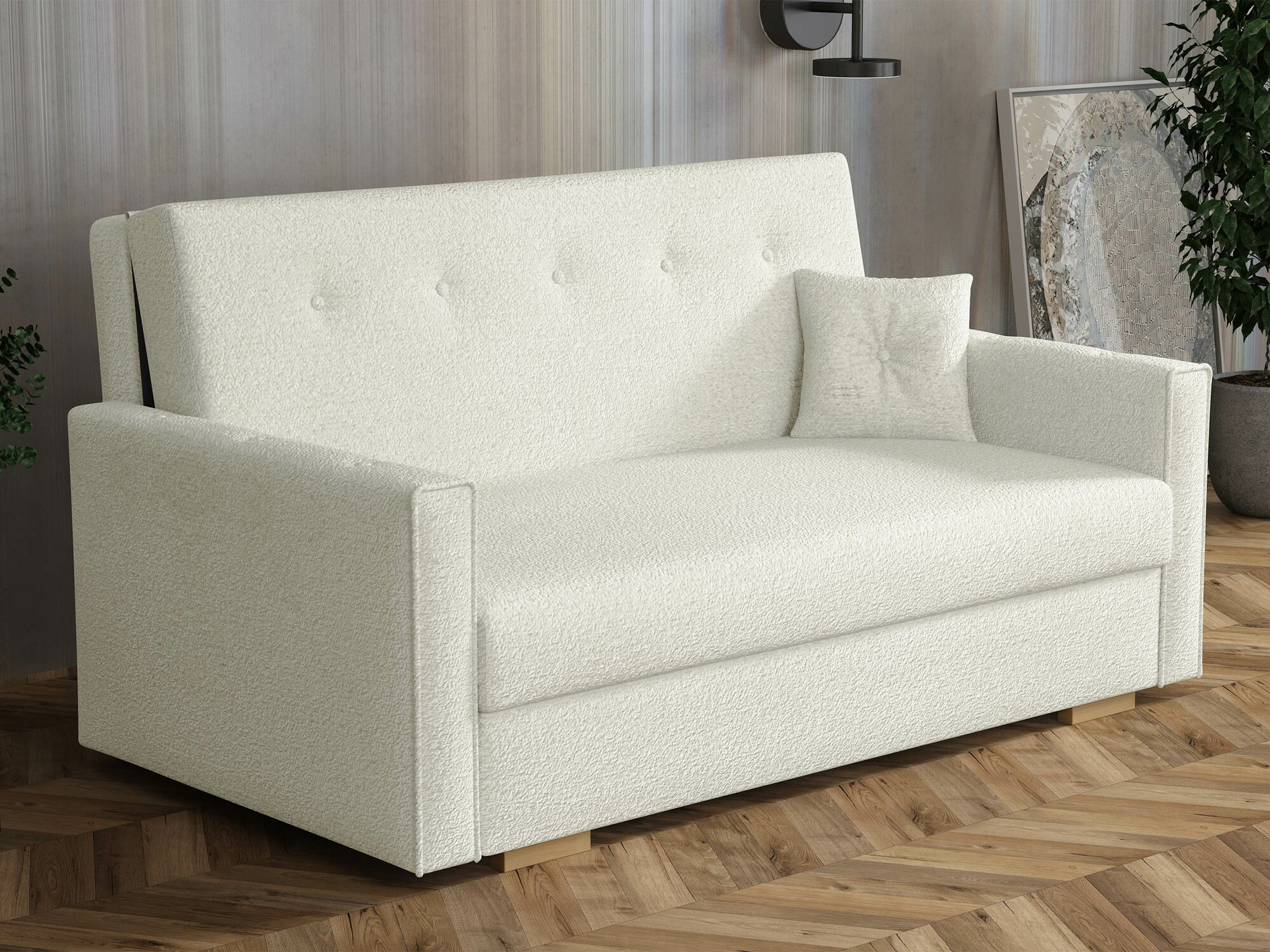 Canapea extensibilă Caelrin III (Coral 15)