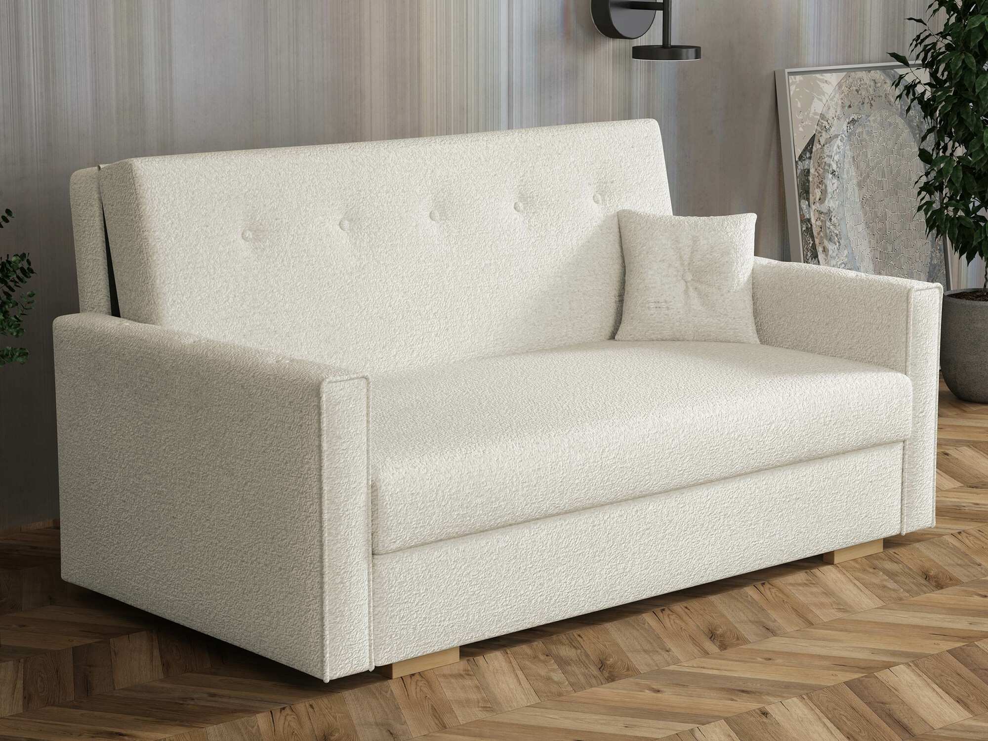 Canapea extensibilă Caelrin III (Coral 65)