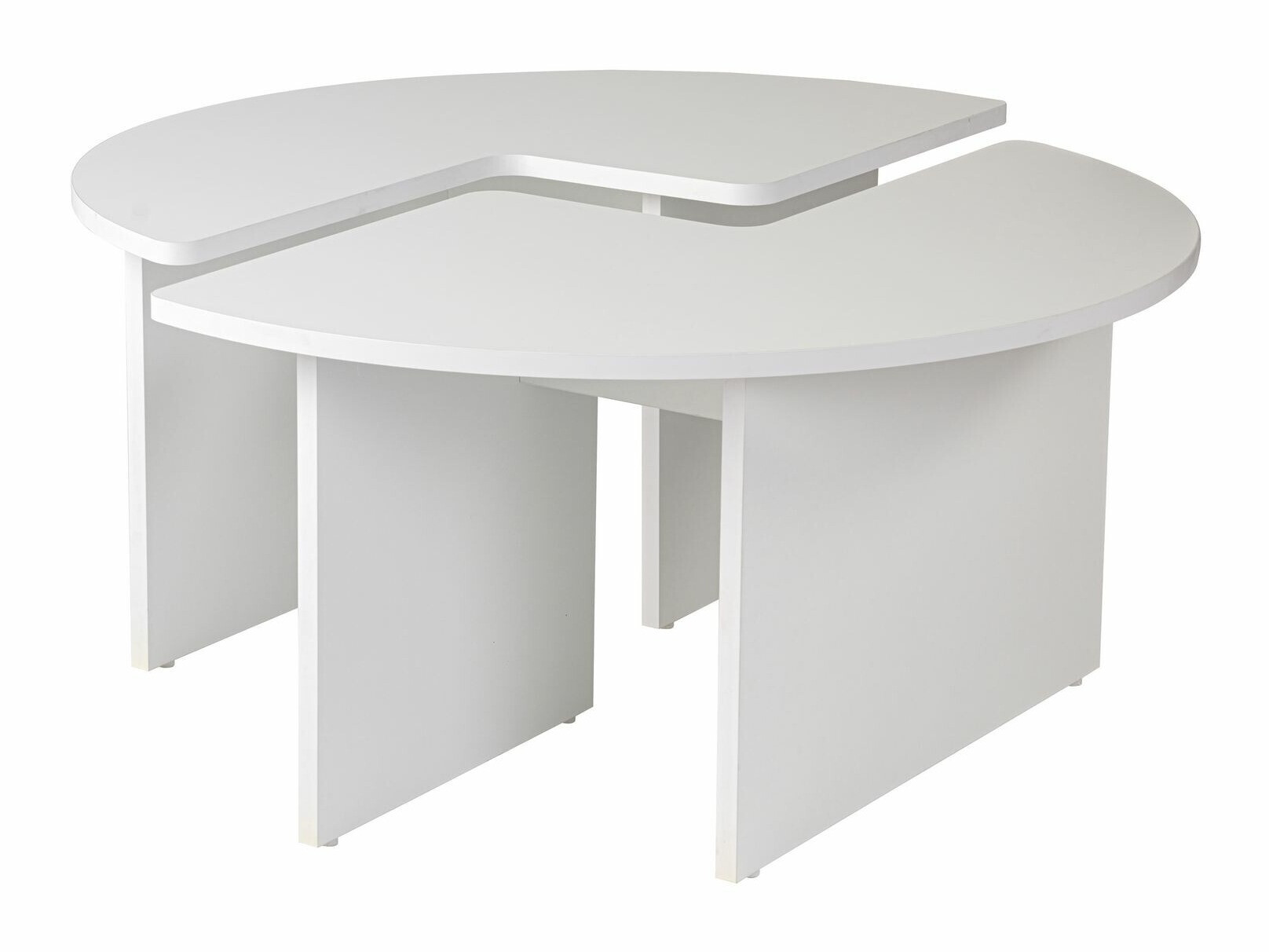 Set de măsuțe de cafea Novato 114 (Alb)