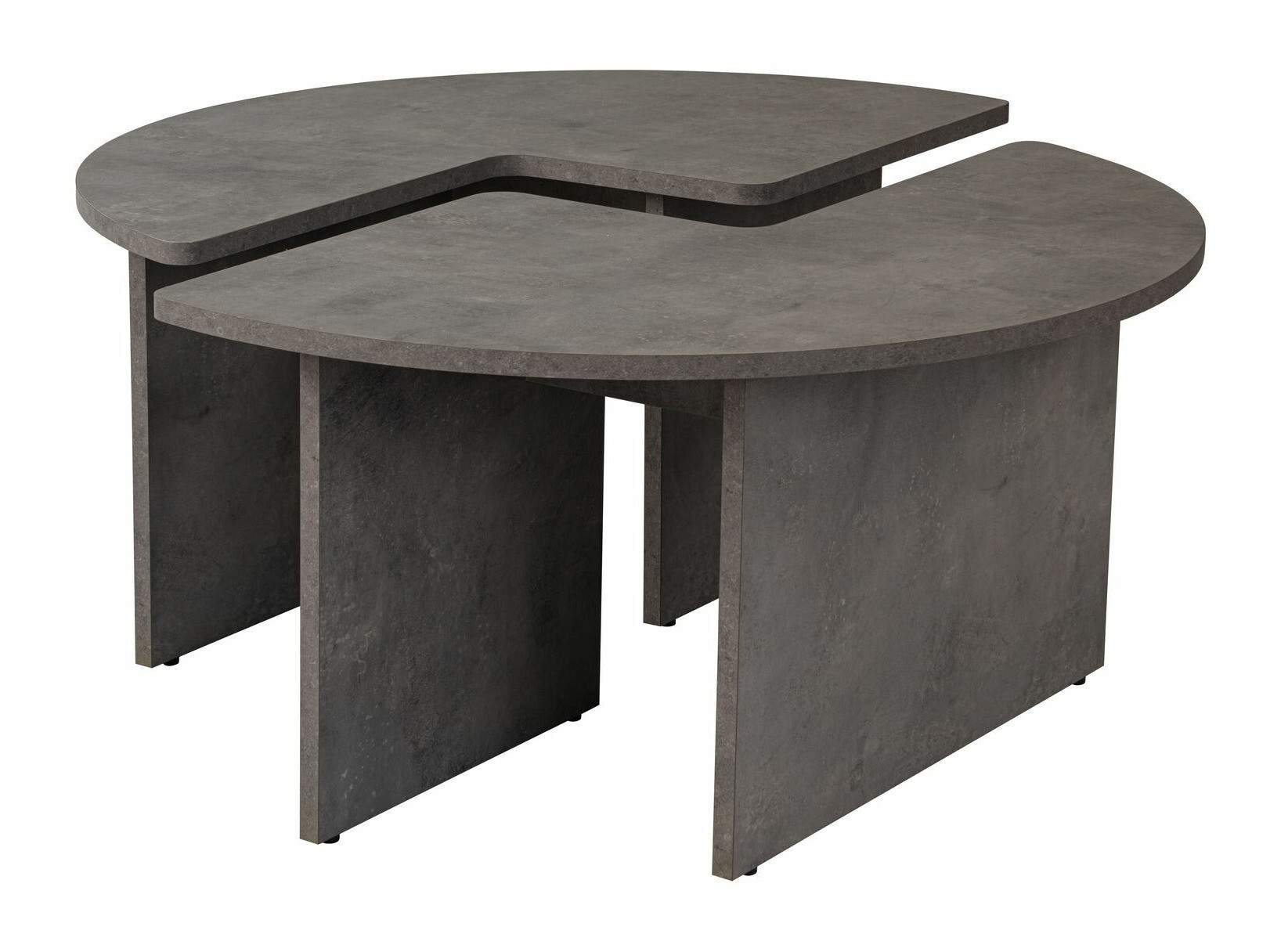 Set de măsuțe de cafea Novato 114 (Beton)