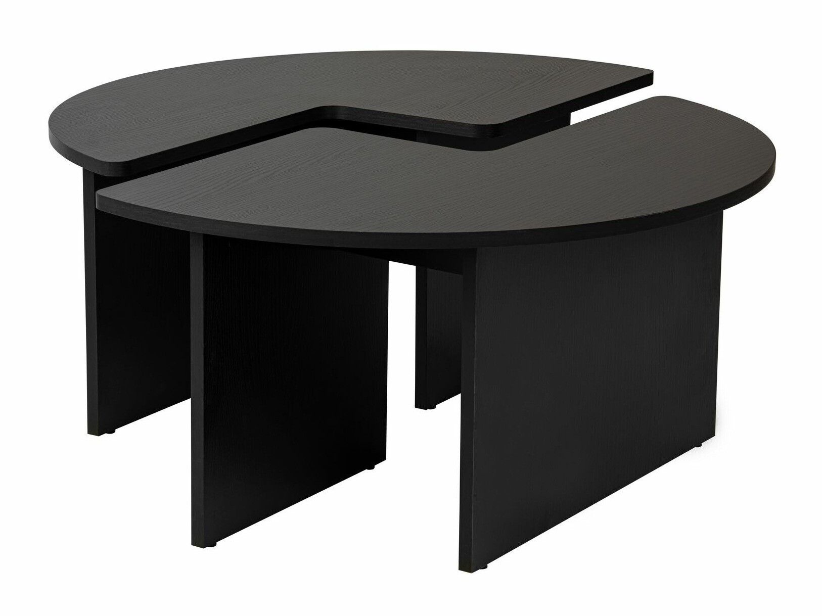 Set de măsuțe de cafea Novato 114 (Negru)