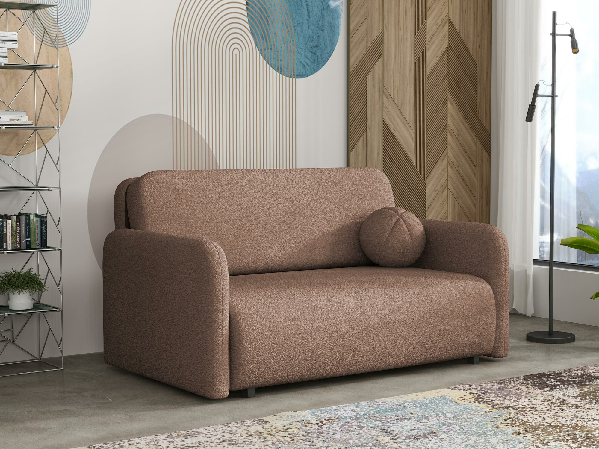 Canapea extensibilă Poetal III (Coral 45)