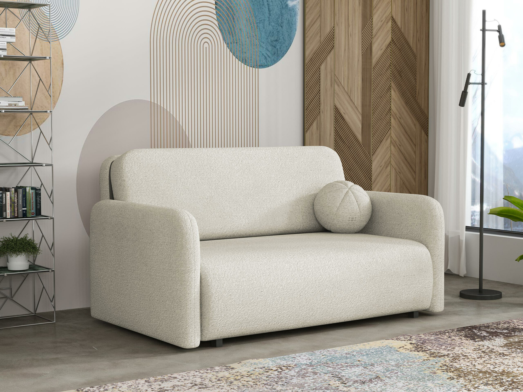 Canapea extensibilă Poetal III (Coral 65)