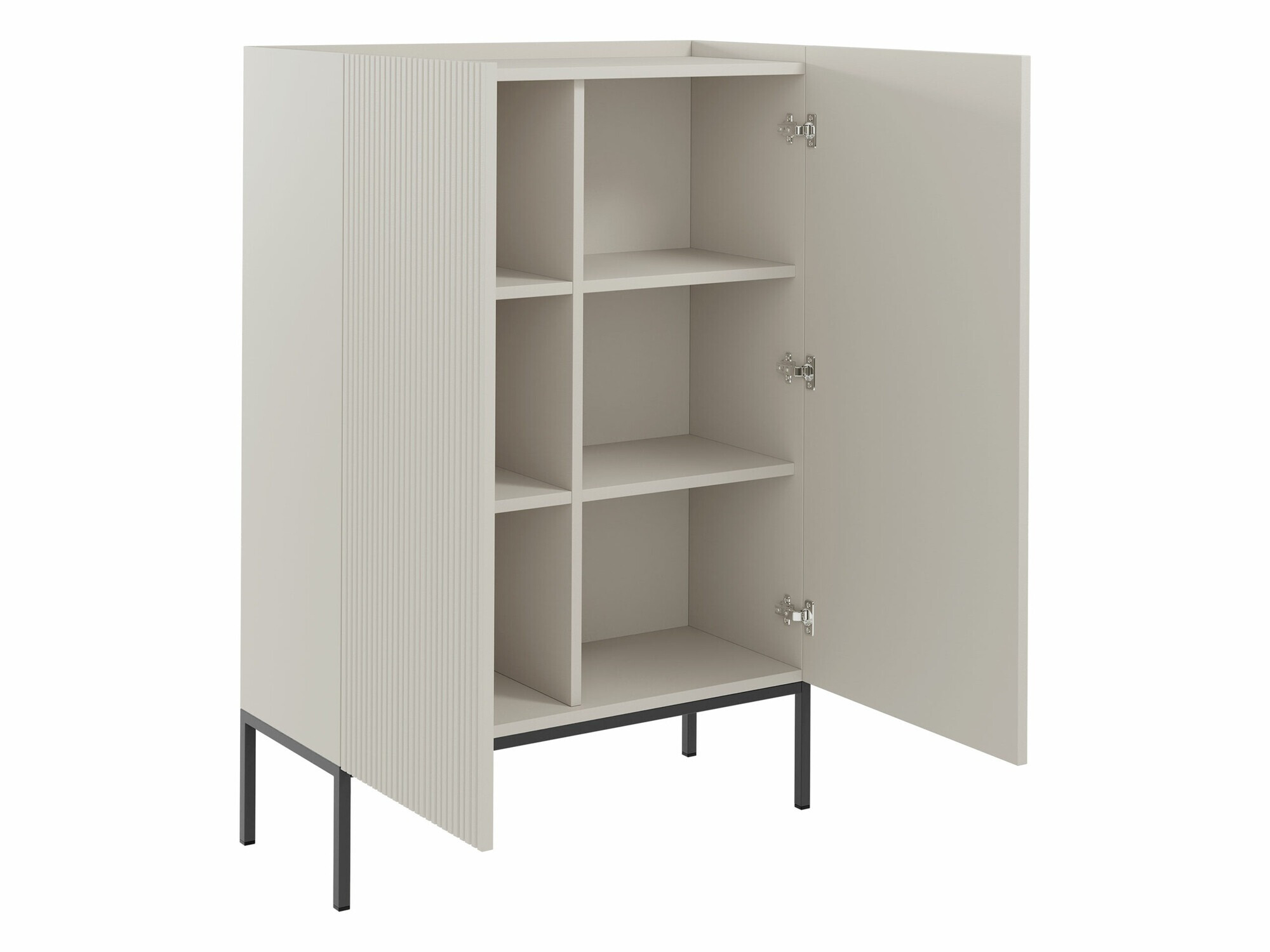Set de living Lunole 110 (Stejar artizan + Negru)