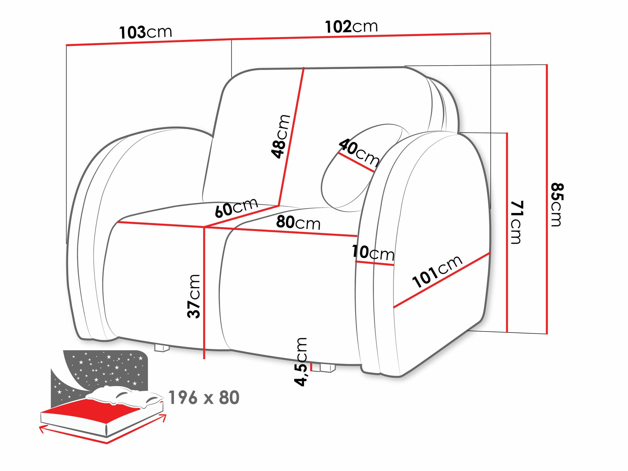 Fotoliu Citral I (Velo 623)