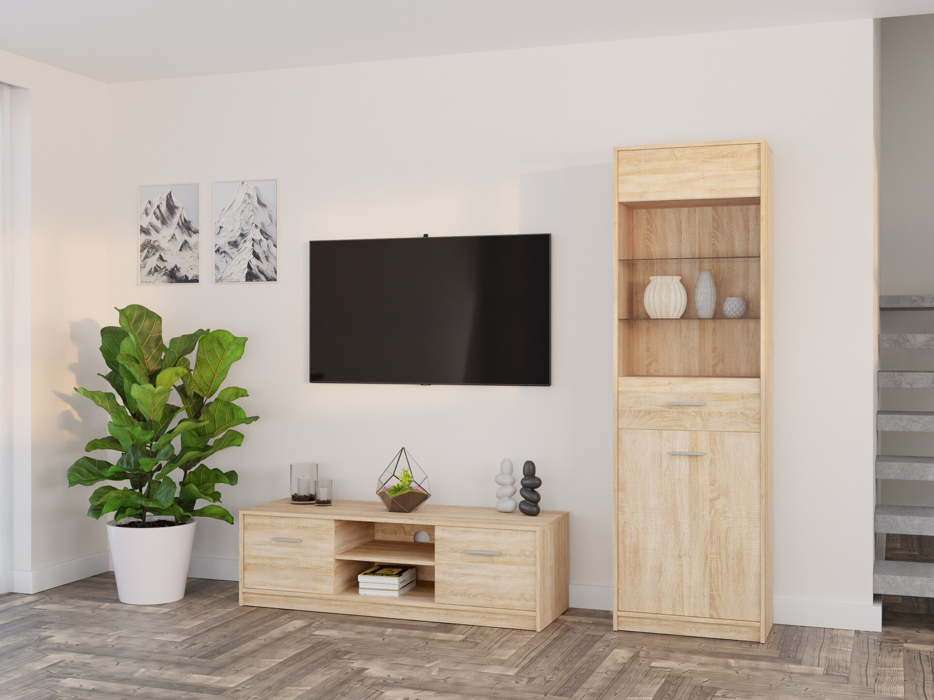 Set de living Novsore 161 (Stejar Sonoma)