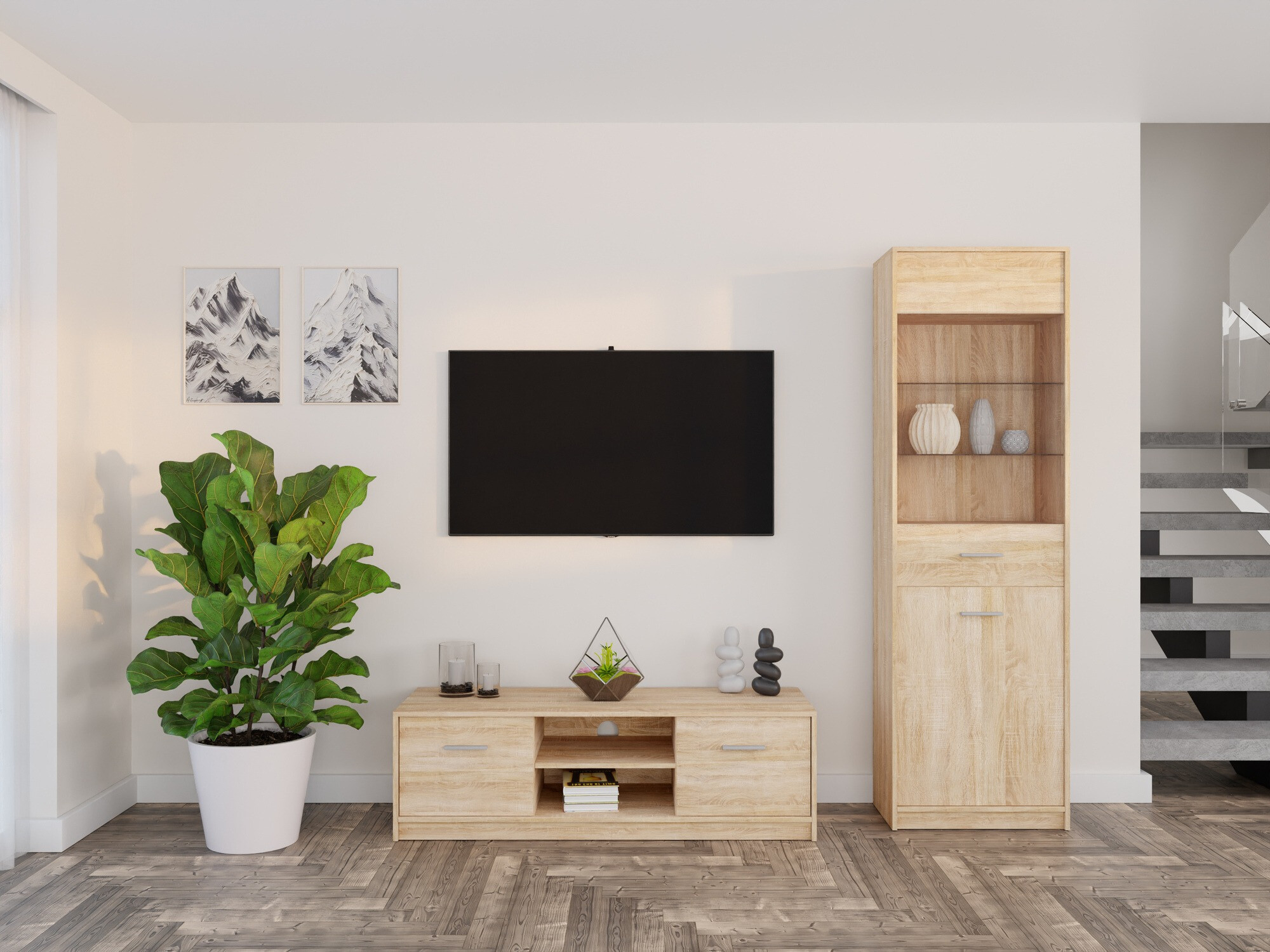 Set de living Novsore 161 (Stejar Sonoma)