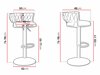 Scaun bar Comfivo 441 (Argint + Gri)