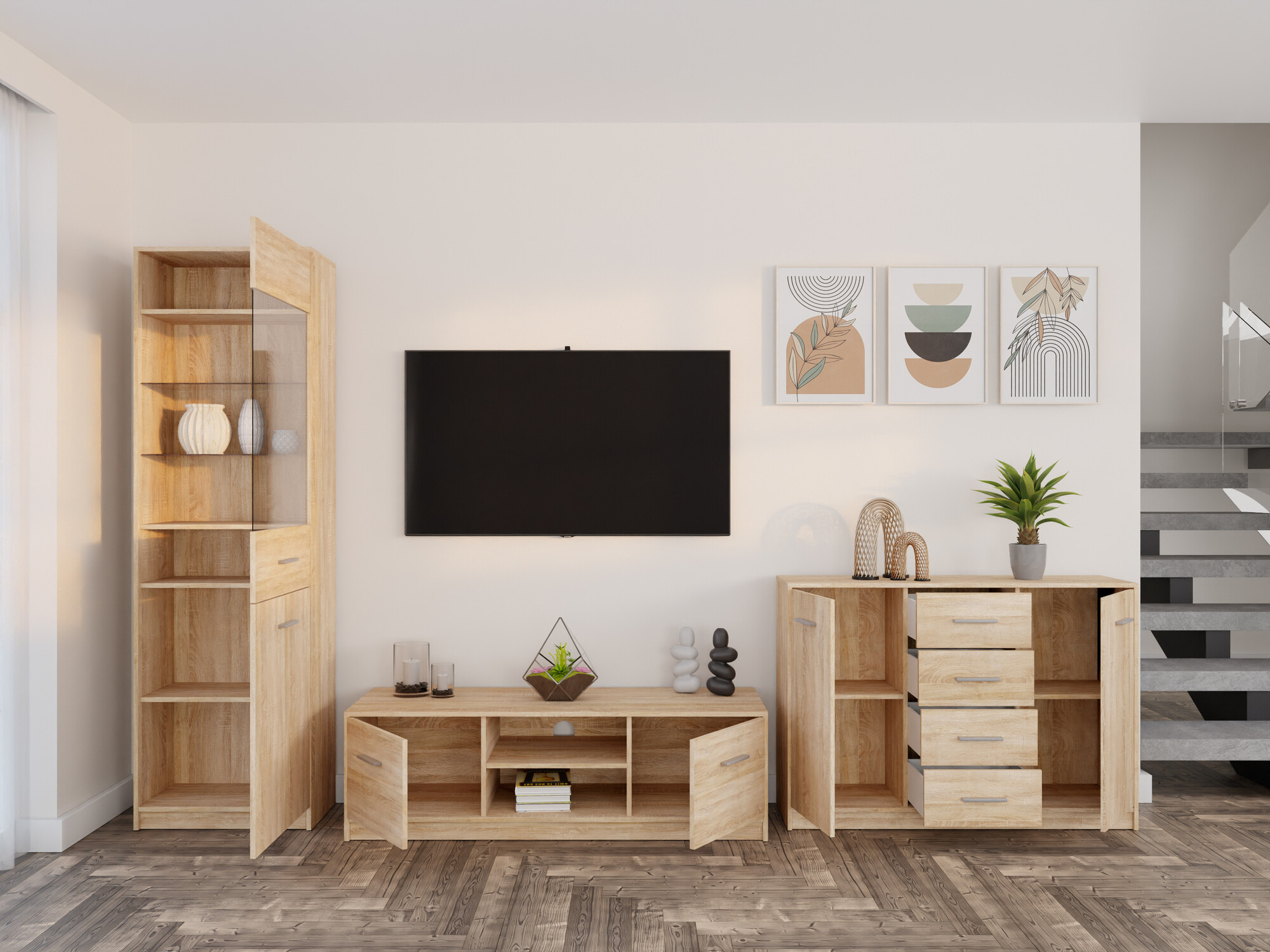 Set de living Novsore 162 (Stejar Sonoma)